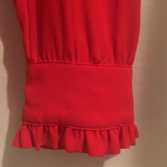 LOFT Women’s long sleeve blouse, Red, Size XL - Picture 5 of 8